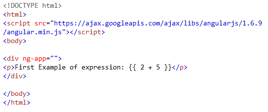 AngularJS Expression 1