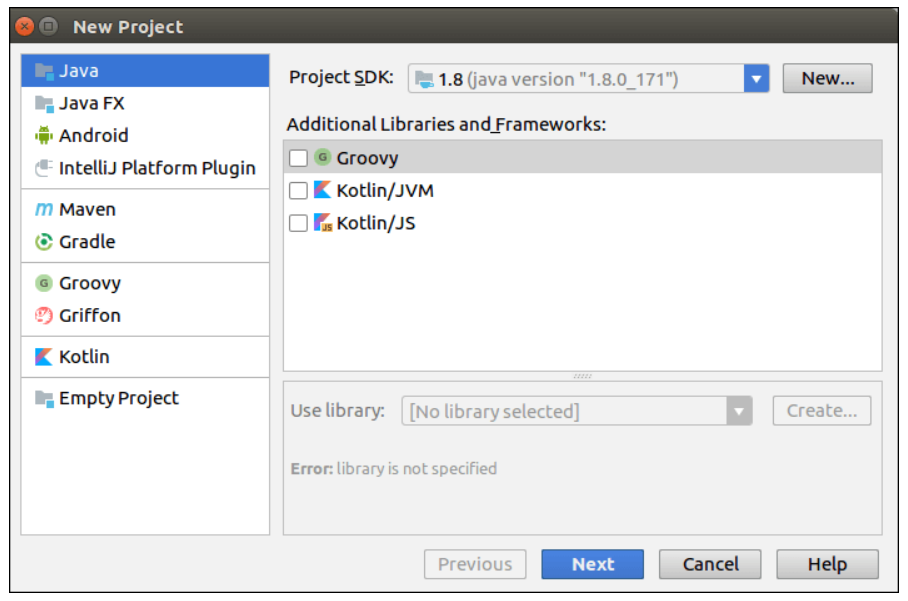 NewProject IntelliJ