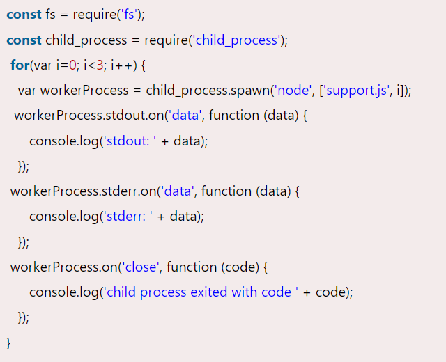 Code Spawn Node.js