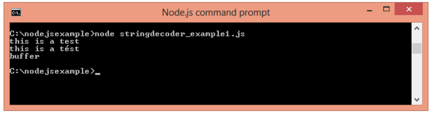 String Decoder Node.js