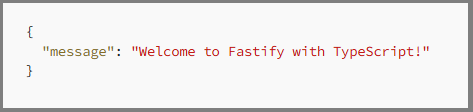 Fastify Run Project
