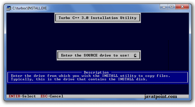 Turbo C First Page