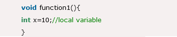 Local Variable