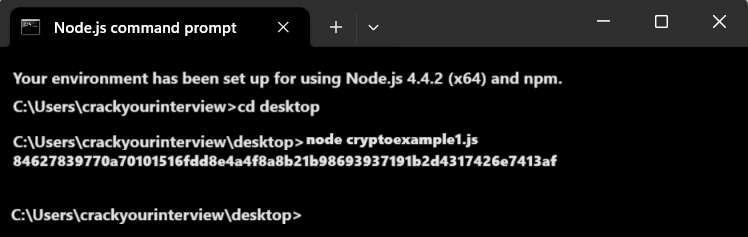 Node.js Crypto