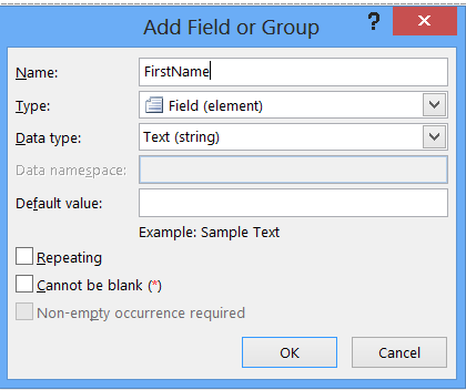 Add Field Group