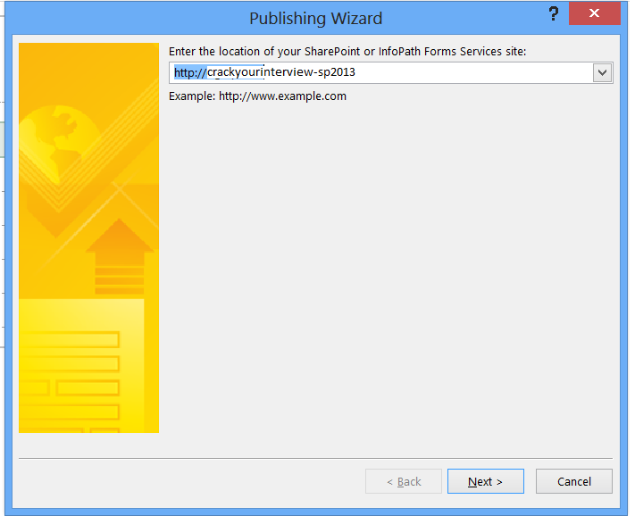 Publish Wizard