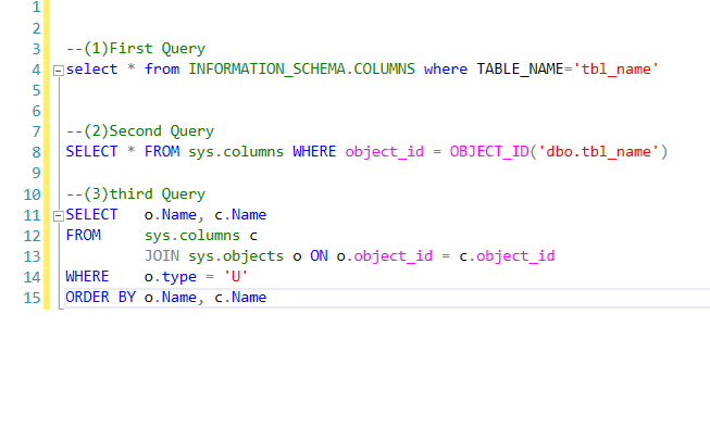 SQL Query Table