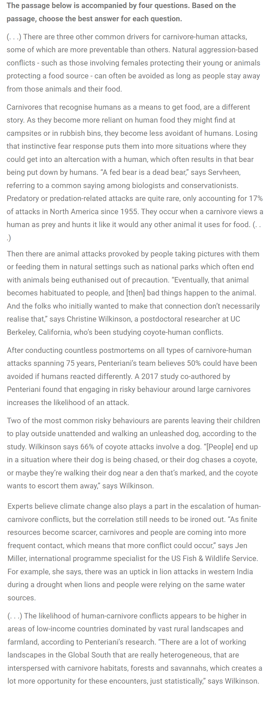 CAT VARC Question